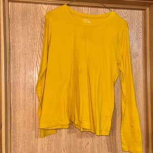 The Rail Yellow Relaxed Long Sleeve Tee